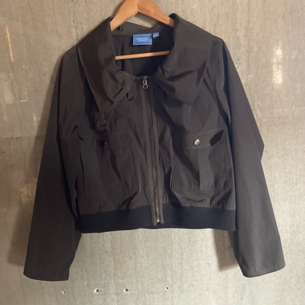 Simply Vera Wang Bomber Jacket